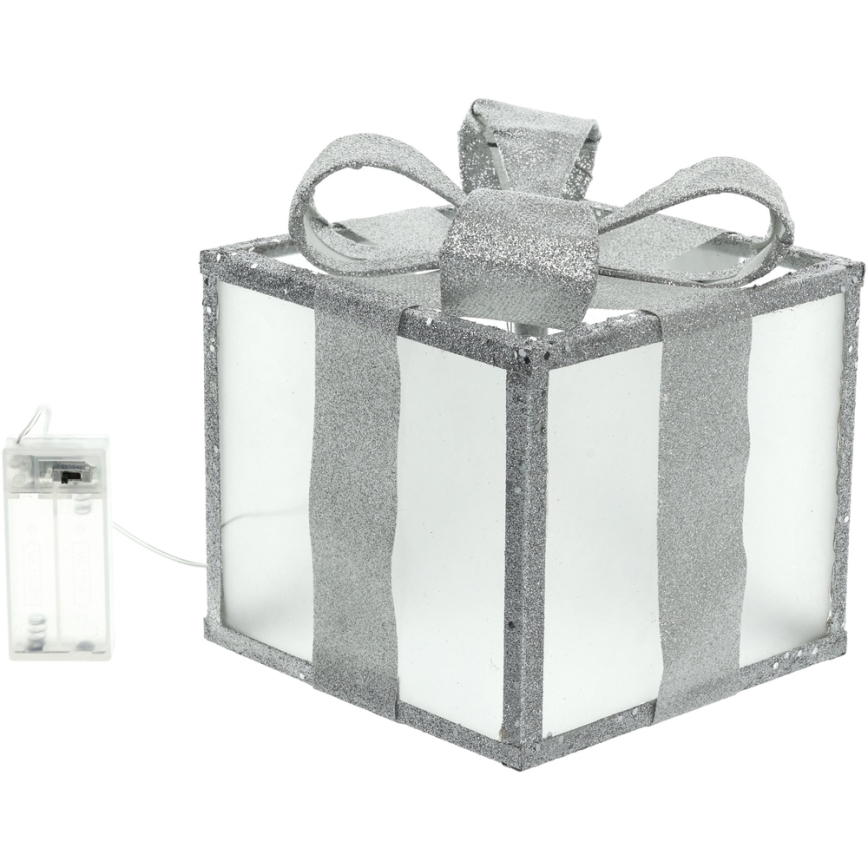 LED juledekoration LED/2xAA 15 cm julegave