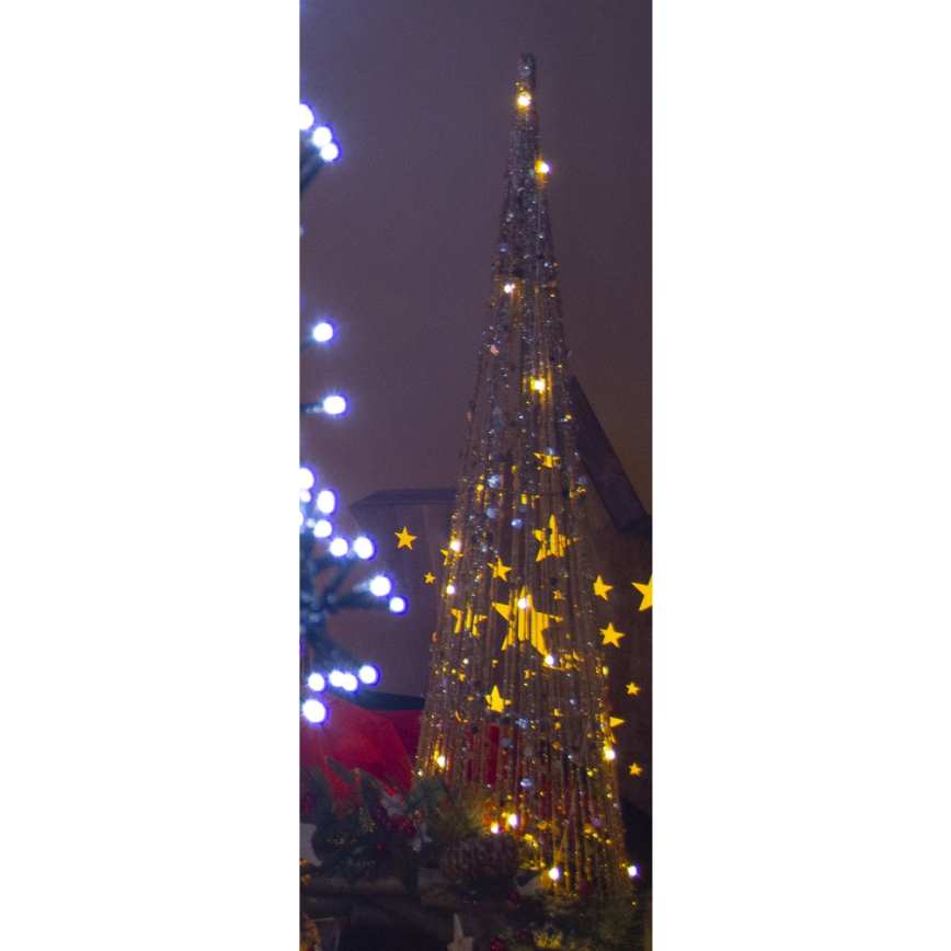 LED juledekoration LED/2xAA 40 cm kegle