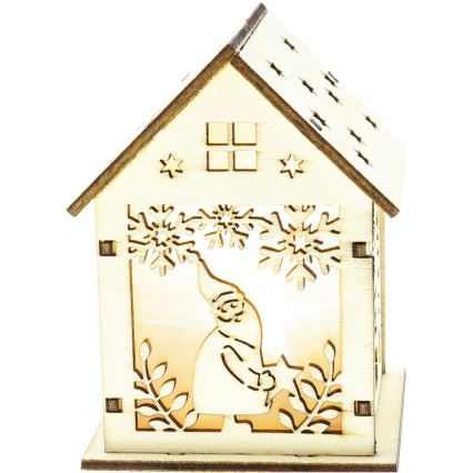 LED-juledekoration, 2x LR44, varm hvid