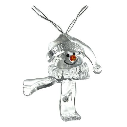 LED julelyskæde 10xLED/2xAA/varm hvid 1,65m snemænd