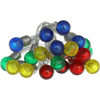 LED julekæde 20xLED/2xAA/varm hvid 1,8m pærer