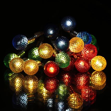 LED julekæde 20xLED/2xAA/varm hvid 1,8m pærer