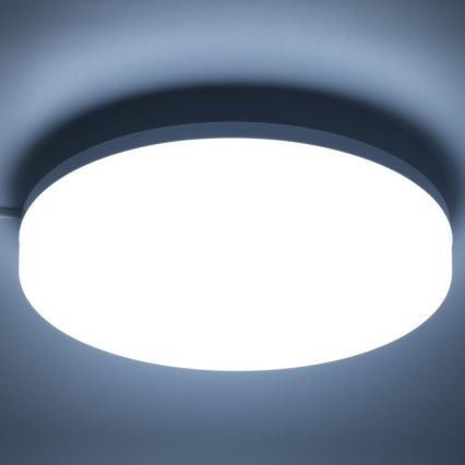 LED loftlampe m. RGBW-farver til badeværelse dæmpbar LED/20W/230V Wi-Fi IP44 hvid