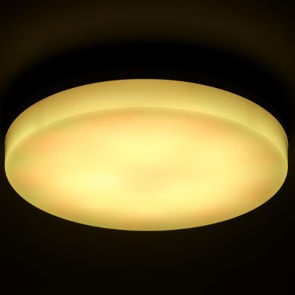 LED loftlampe m. RGBW-farver til badeværelse dæmpbar LED/20W/230V Wi-Fi IP44 hvid