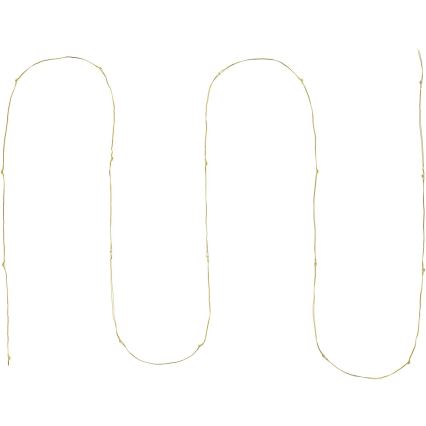 LED  lyskæde 20xLED/2xAA 2,3m varm hvid