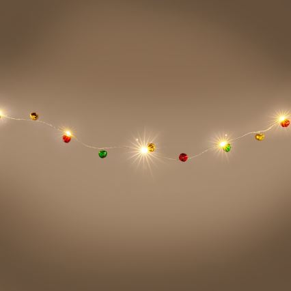 LED  lyskæde 40xLED/3xAA 4,3m varm hvid