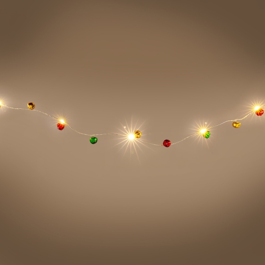 LED  lyskæde 40xLED/3xAA 4,3m varm hvid