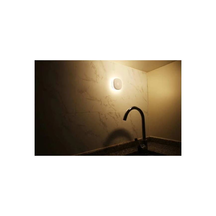 LED natlampe med sensor LED/0,45W/3xAAA 3000K hvid