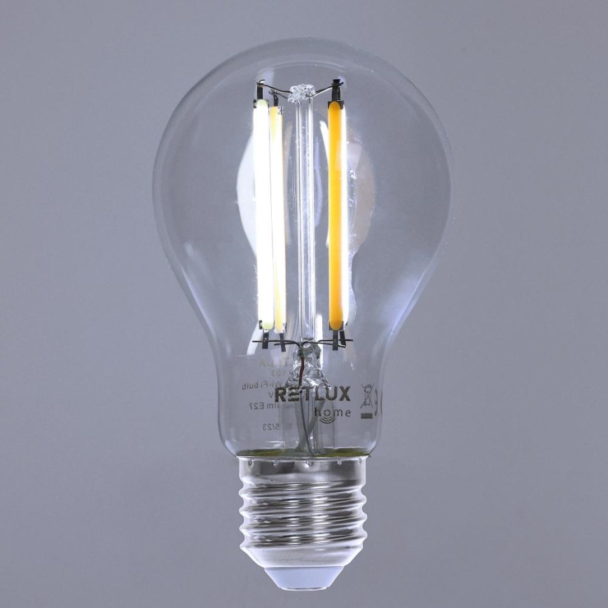 LED-pære dæmpbar FILAMENT A60 E27/7W/230V 2700-6500K Wi-Fi Tuya