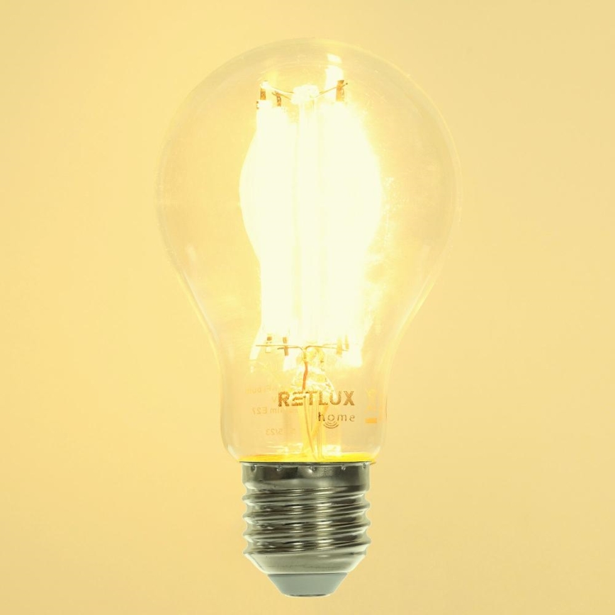 LED-pære dæmpbar FILAMENT A60 E27/7W/230V 2700-6500K Wi-Fi Tuya