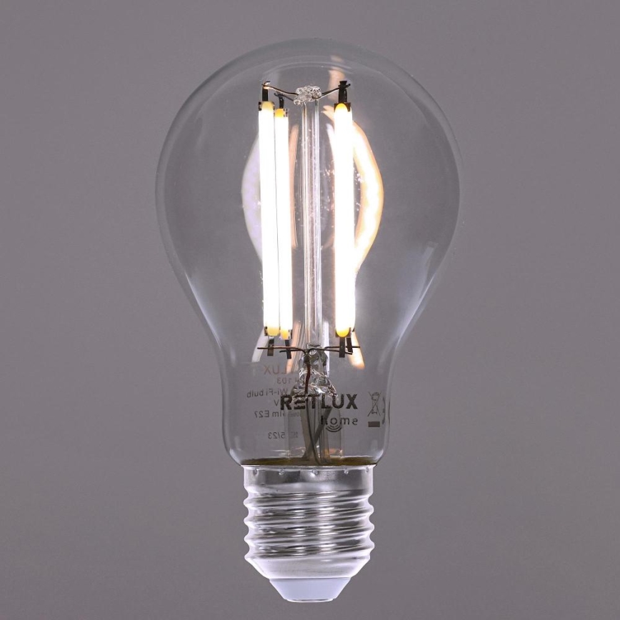LED-pære dæmpbar FILAMENT A60 E27/7W/230V 2700-6500K Wi-Fi Tuya