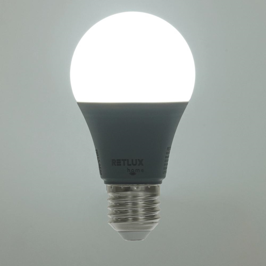 LED-pære med RGBW-farver dæmpbar A60 E27/9W/230V 2700-6500K Wi-Fi Tuya