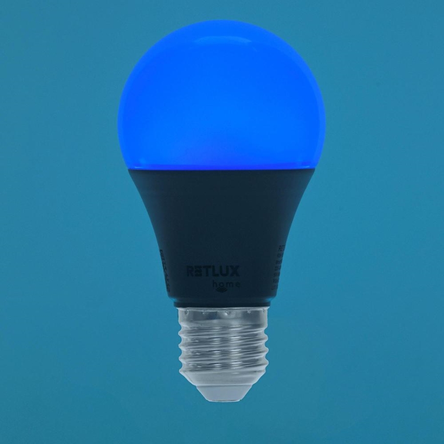LED-pære med RGBW-farver dæmpbar A60 E27/9W/230V 2700-6500K Wi-Fi Tuya