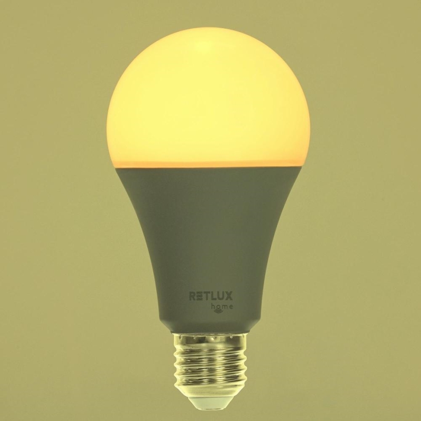 LED-pære med RGBW-farver dæmpbar A70 E27/14W/230V 2700-6500K Wi-Fi Tuya