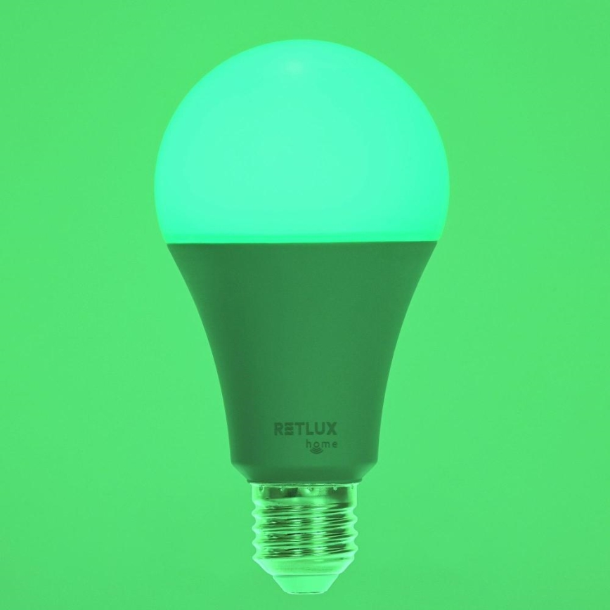LED-pære med RGBW-farver dæmpbar A70 E27/14W/230V 2700-6500K Wi-Fi Tuya