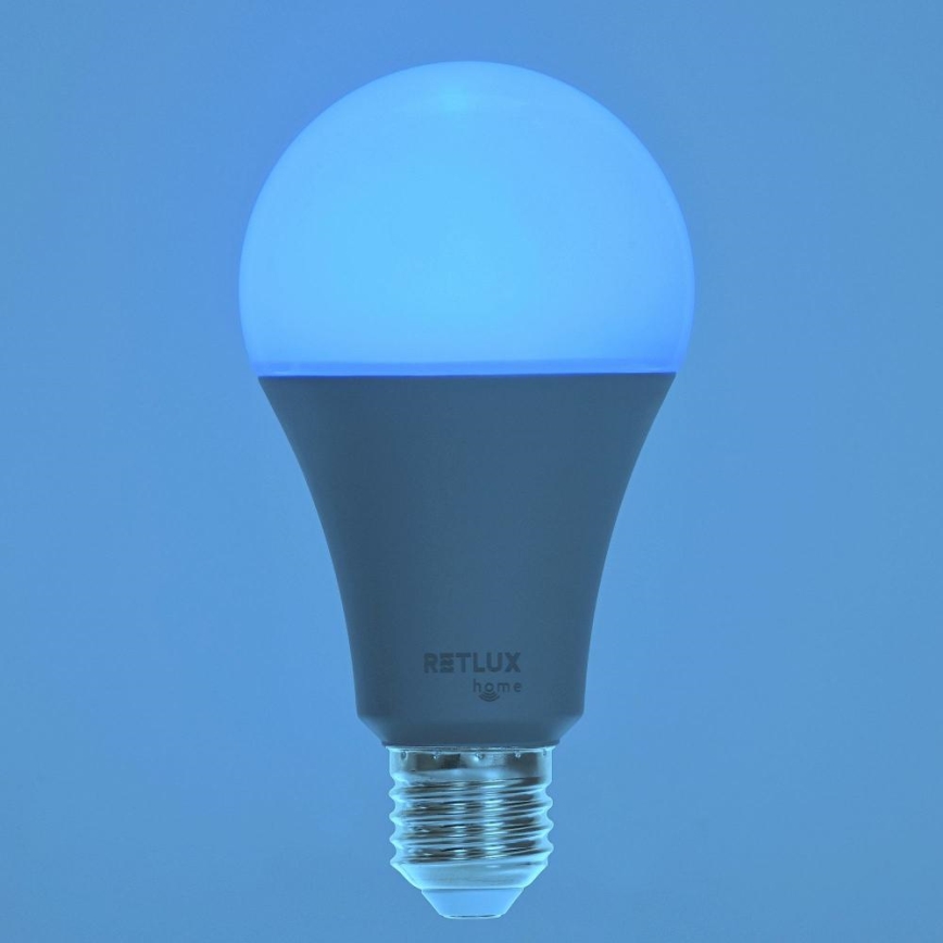 LED-pære med RGBW-farver dæmpbar A70 E27/14W/230V 2700-6500K Wi-Fi Tuya