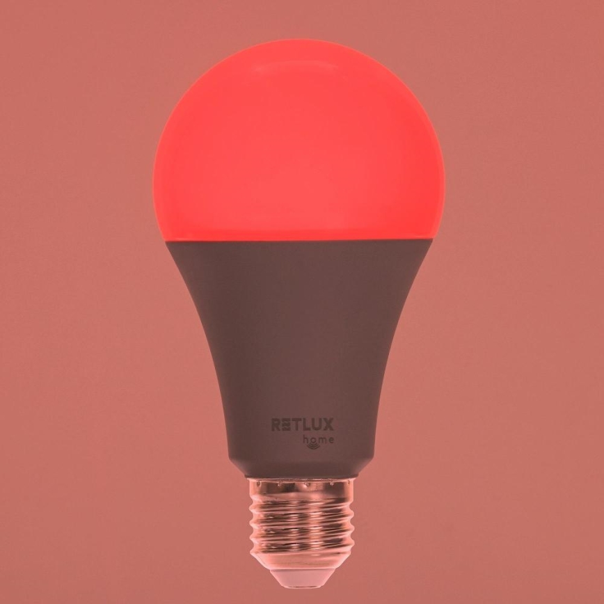 LED-pære med RGBW-farver dæmpbar A70 E27/14W/230V 2700-6500K Wi-Fi Tuya