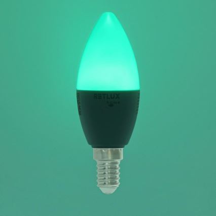 LED-pære med RGBW-farver dæmpbar C37 E14/4,5W/230V 2700-6500K Wi-Fi Tuya