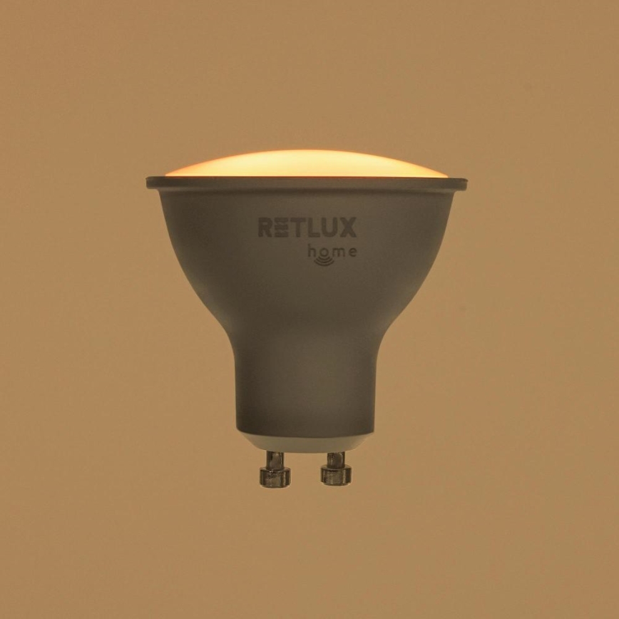 LED-pære med RGBW-farver dæmpbar MR16 GU10/4,5W/230V 2700-6500K Wi-Fi Tuya