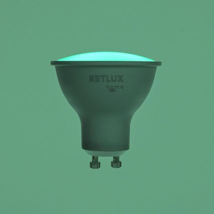 LED-pære med RGBW-farver dæmpbar MR16 GU10/4,5W/230V 2700-6500K Wi-Fi Tuya