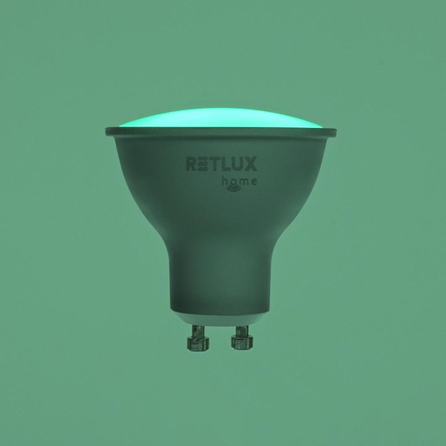 LED-pære med RGBW-farver dæmpbar MR16 GU10/4,5W/230V 2700-6500K Wi-Fi Tuya