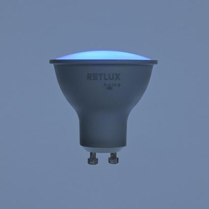 LED-pære med RGBW-farver dæmpbar MR16 GU10/4,5W/230V 2700-6500K Wi-Fi Tuya