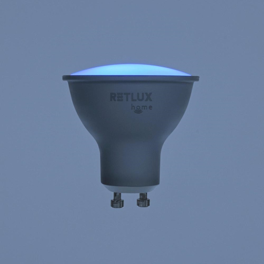 LED-pære med RGBW-farver dæmpbar MR16 GU10/4,5W/230V 2700-6500K Wi-Fi Tuya