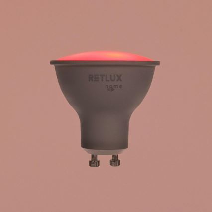LED-pære med RGBW-farver dæmpbar MR16 GU10/4,5W/230V 2700-6500K Wi-Fi Tuya
