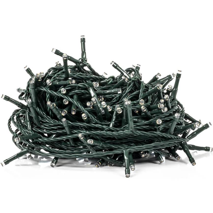 LED udendørs lyskæde 1000 LED, 105 m, varm hvid, IP44