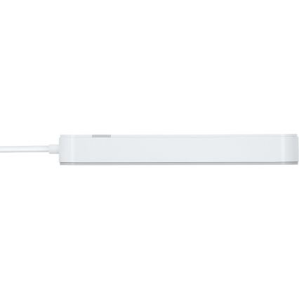 Smart forlængerdel kabel med kontakt 4Z Type E + 2x USB-A + 1x USB-C 1,5m Wi-Fi Tuya hvid