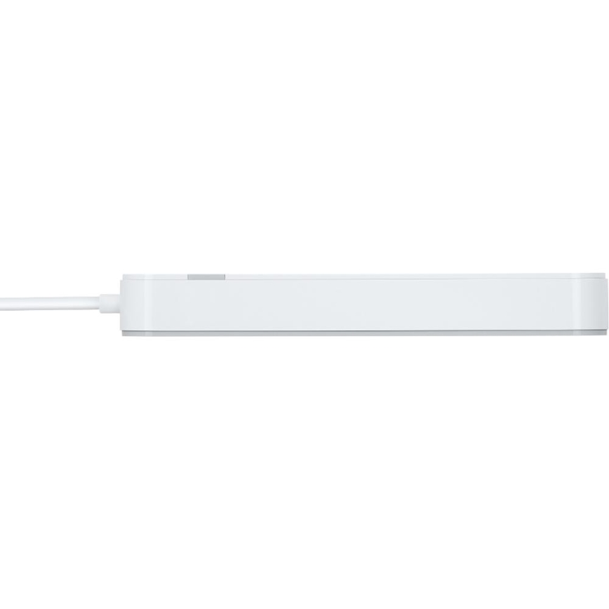 Smart forlængerdel kabel med kontakt 4Z Type E + 2x USB-A + 1x USB-C 1,5m Wi-Fi Tuya hvid