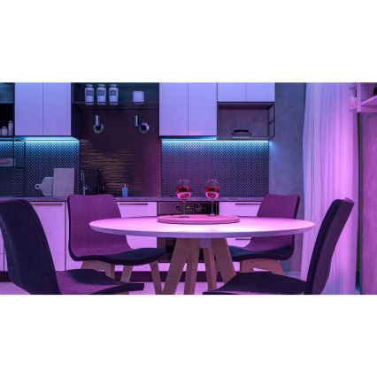 Smart LED strip m. RGBW-farver dæmpbar 5 m LED/230V 2700-6500K Wi-Fi Tuya + fjernbetjening