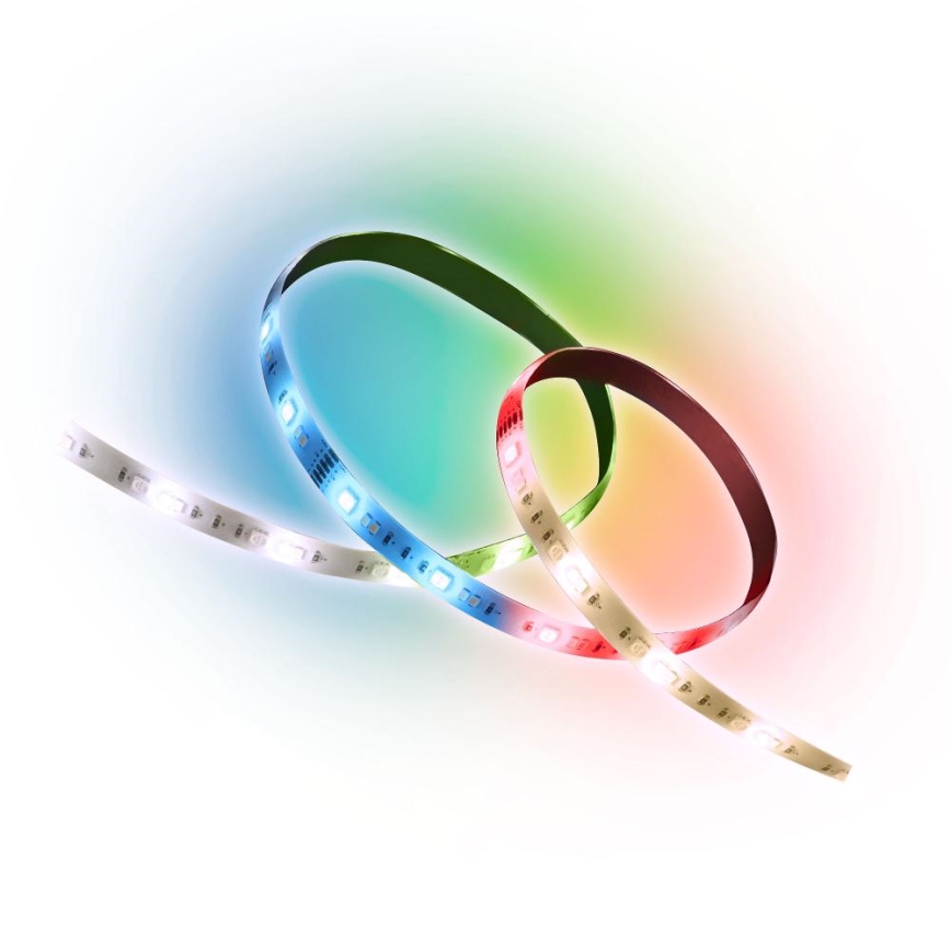 Smart LED strip m. RGBW-farver dæmpbar 5 m LED/230V 2700-6500K Wi-Fi Tuya + fjernbetjening