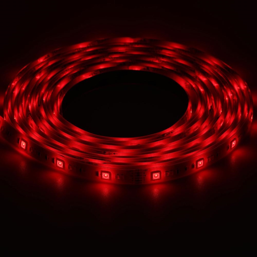 Smart LED strip m. RGBW-farver dæmpbar 5 m LED/230V 2700-6500K Wi-Fi Tuya + fjernbetjening