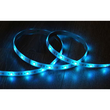 Smart LED strip m. RGBW-farver dæmpbar 5 m LED/230V 2700-6500K Wi-Fi Tuya + fjernbetjening