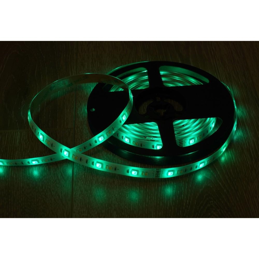 Smart LED strip m. RGBW-farver dæmpbar 5 m LED/230V 2700-6500K Wi-Fi Tuya + fjernbetjening