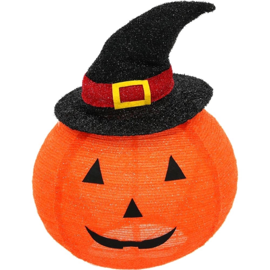 Udendørs LED dekoration HALLOWEEN LED/3xAA/varm hvid IP44 pumpkin