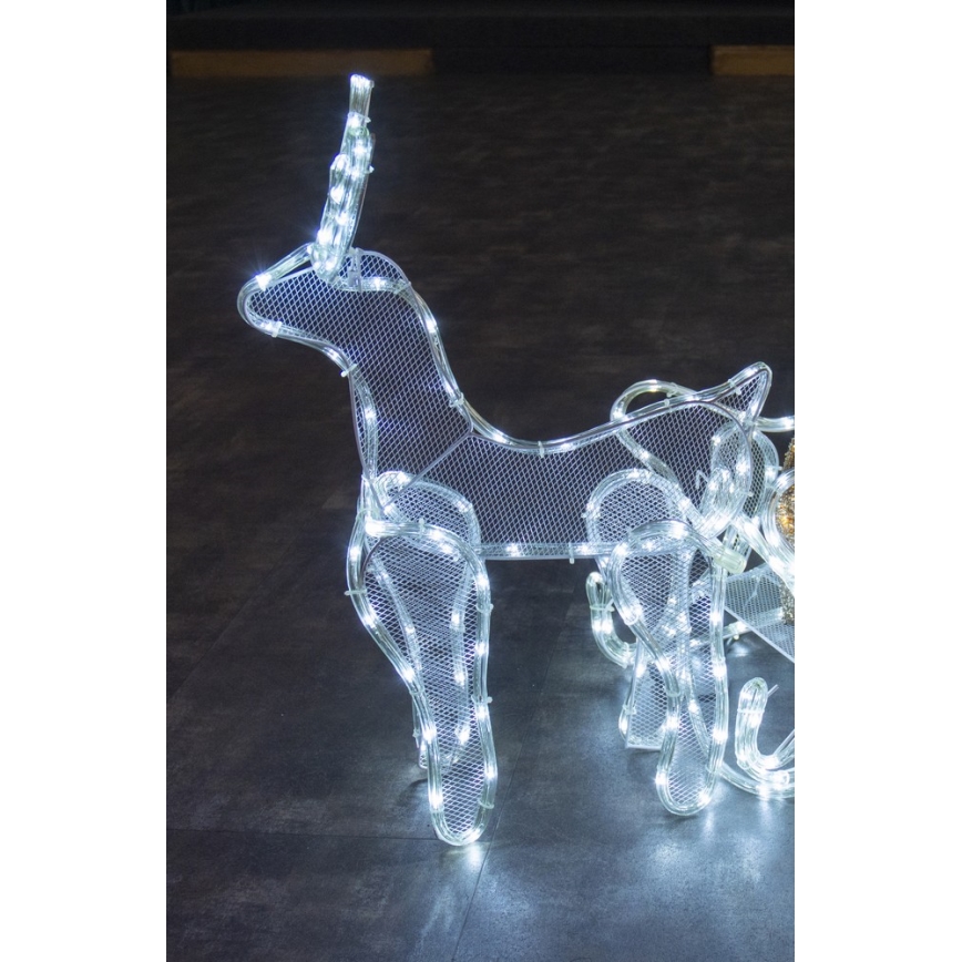 Udendørs LED juledekoration LED/12W/230V IP44 rensdyr
