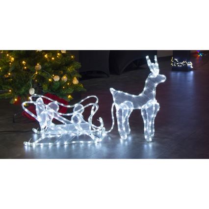 Udendørs LED juledekoration LED/12W/230V IP44 rensdyr