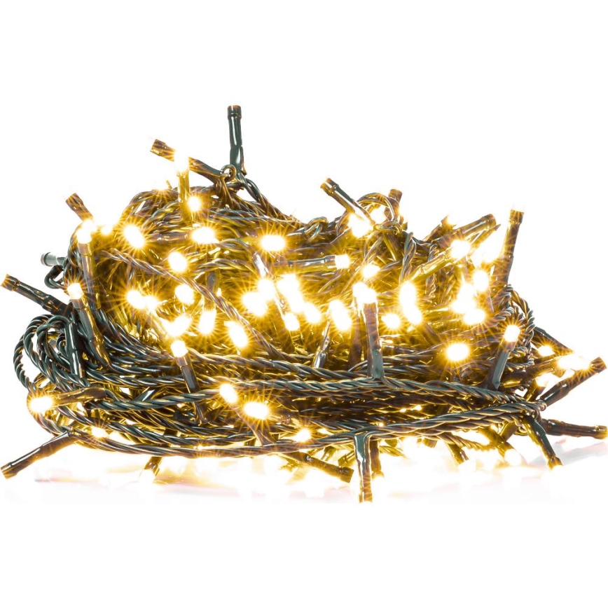 Udendørs LED julelyskæde 1000xLED 105m varm hvid IP44