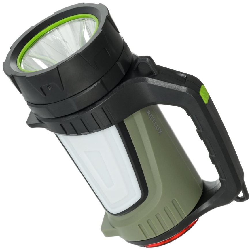Udendørs LED lommelygte med powerbank genopladelig og dæmpbar LED/21W/4400mAh IP44