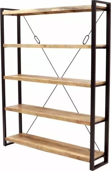 RETRO reol 200x160 cm massiv/mangotræ
