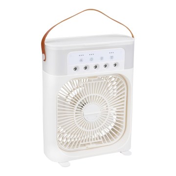 RGB-LED bordventilator med tågeeffekt 10W/5V