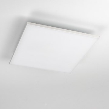 RGBW LED, dæmpbart påbygningspanel 22W/230V 2700–6500K 29,5x59,5 cm hvid + fjernbetjening