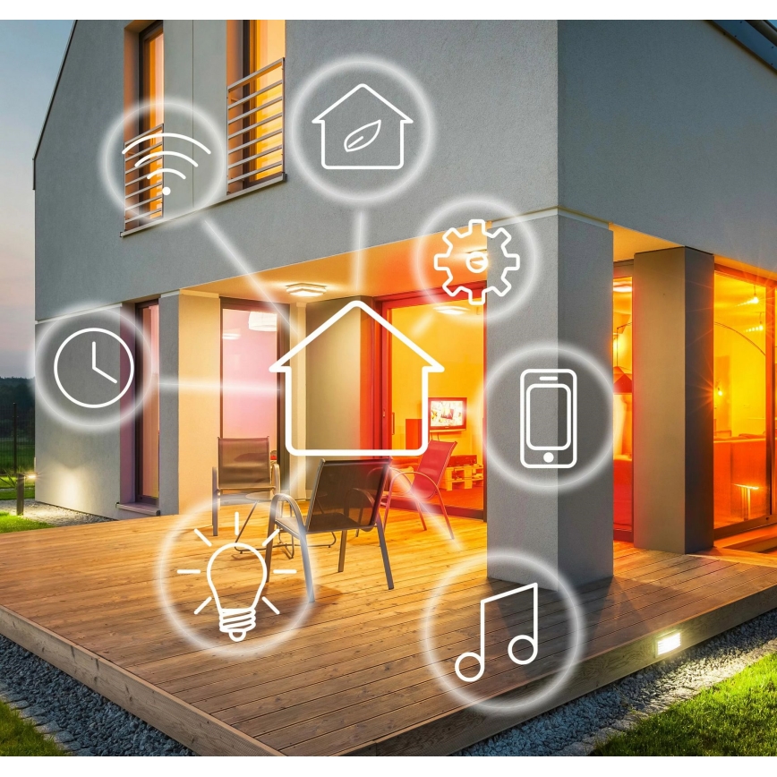 RGBW LED-pære dæmpbar G45 GU10/5,5W/230V 2700-6500K Wi-Fi Tuya