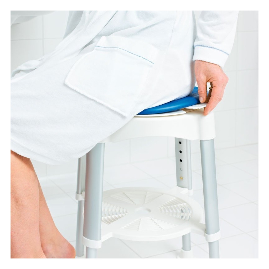 Ridder - Drejbar skammel 58x35,5 cm blå/hvid