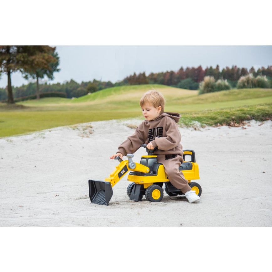 Ride-on gravko CAT gul/sort