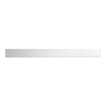 Rist til afløbsrende 78x1,8 cm, rustfrit stål/sølv