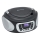 Roadstar CDR-365U/SL - Radio med FM/PLL og USB, 32W/230V/4xLR14, sort/sølv