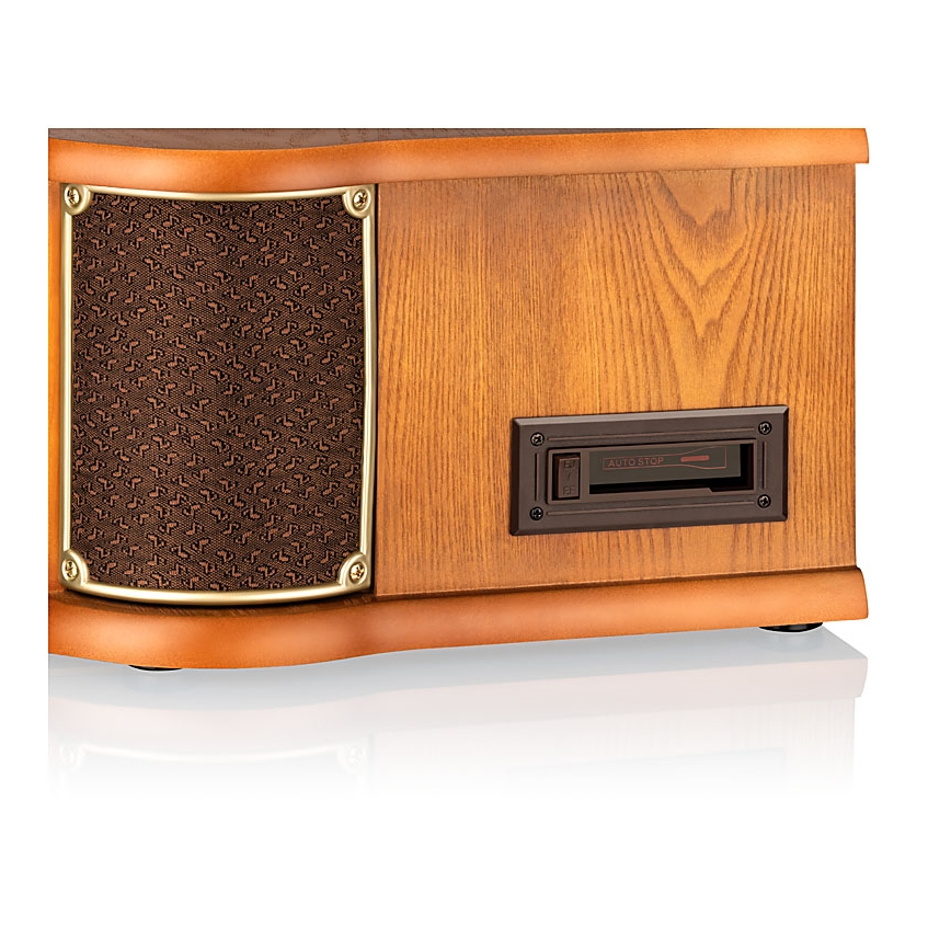 Roadstar HIF-1993D+BT- Hi-Fi med DAB/DAB+, pladespiller, CD-afspiller og kassetteafspiller 80W/230V + fjernbetjening